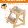 Wooden Step Stool for Kids