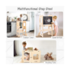 4-in-1 Kitchen Wooden Stool Helper with Chalkboard