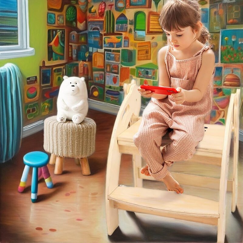 Tabouret enfant 2 marches