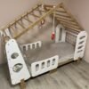 Lit Montessori pour enfants - Sûr, durable et idéal pour les espaces d'éducation préscolaire