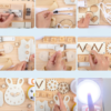 Busy Board with Zipper, Buttons, and Gears for Fine Motor Skills Development