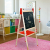 Chevalet d'art durable pour enfants avec hauteur réglable et plateau pour fournitures d'art