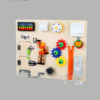Busy Board size reference for toddlers - Montessori sensory toy