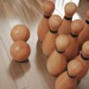 set da bowling in legno