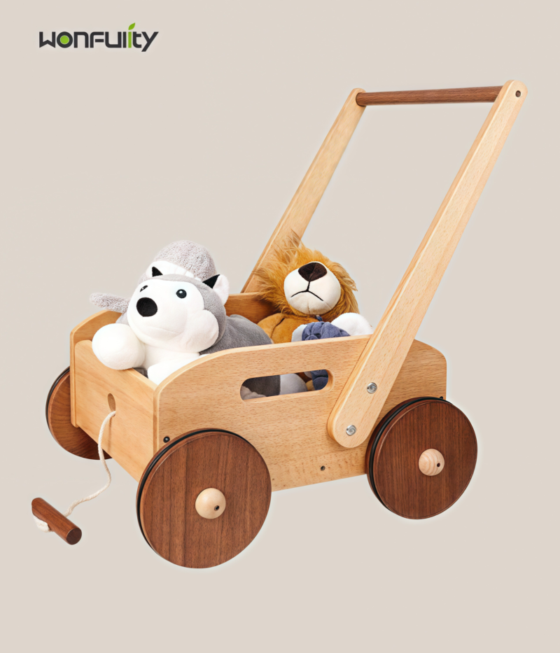 Wooden Baby Push Walker Toy