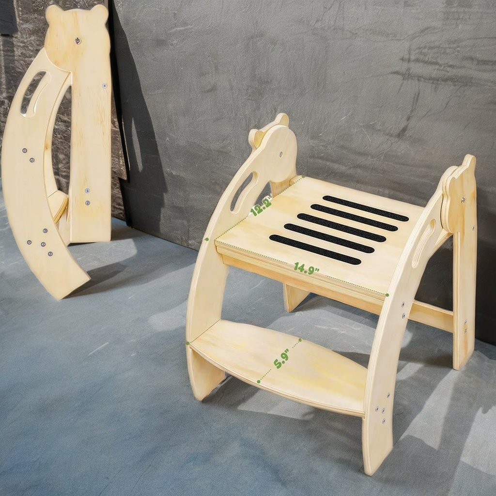 Chaise enfant sécurisée 2 step kids stool 7 tabouret pliable pour enfant