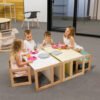 table et chaise en bois pour enfants