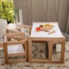 table et chaise en bois pour enfants