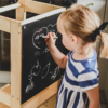 Learning Tower for Toddler with Blackboard